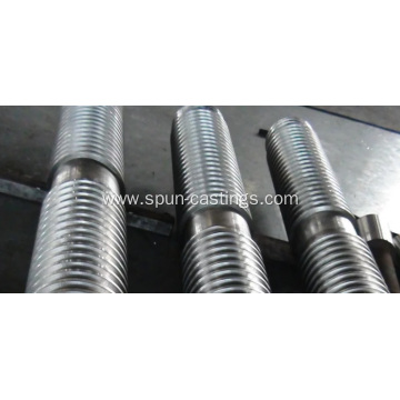 Grooved alloy steel roll